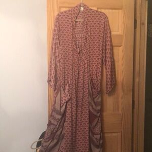 Kantha Bae Original Silk Ruched Dress!!! So super silky soft ~ dreamy to wear ~